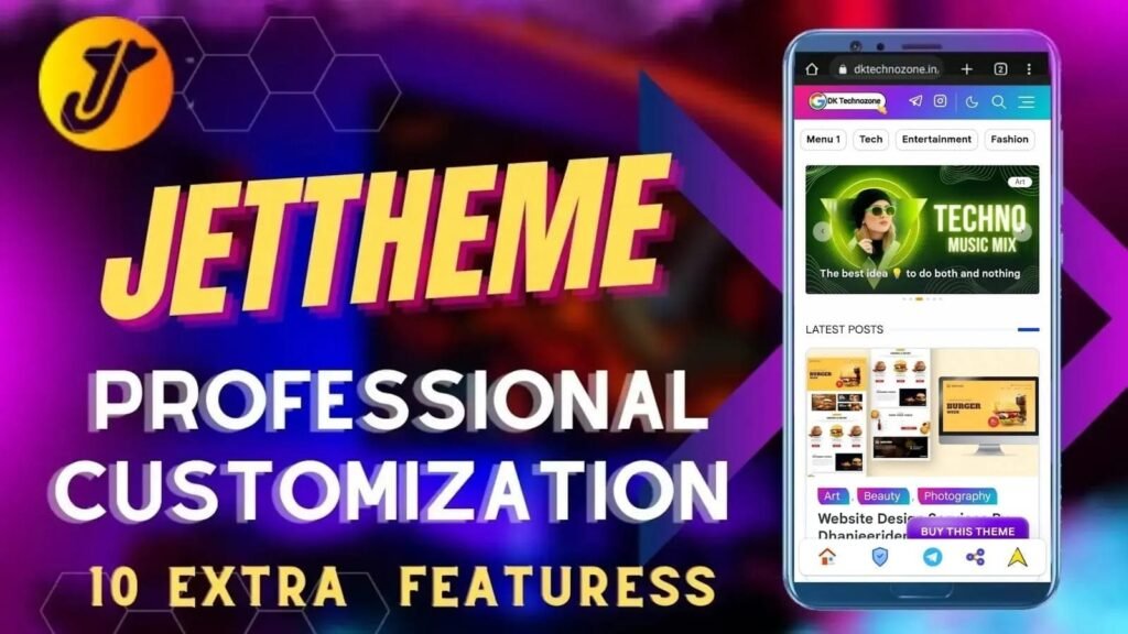 Jettheme redesign blogger template