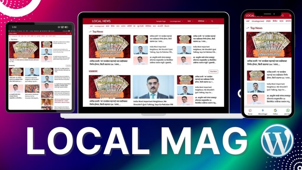 localmag wordpress theme in gp