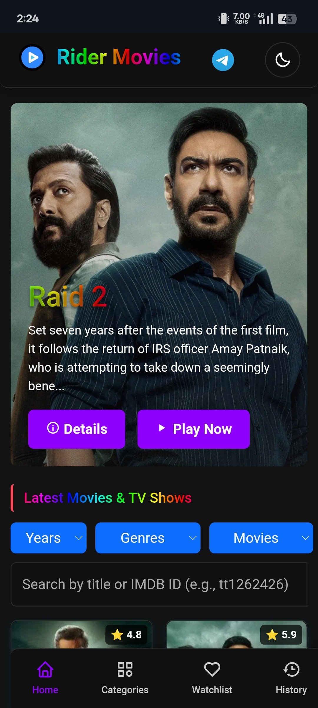 Auto Movie Blogging Script Blogger  + Wp Watch + Download