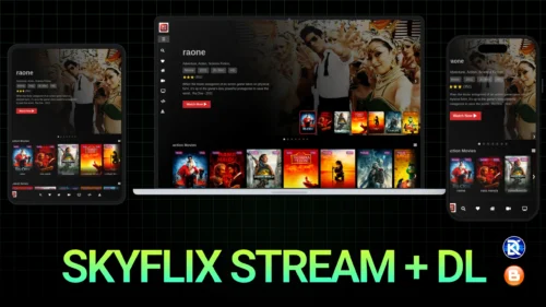 SKYFLIX STREAM + DL — Premium Streaming Blogger Theme
