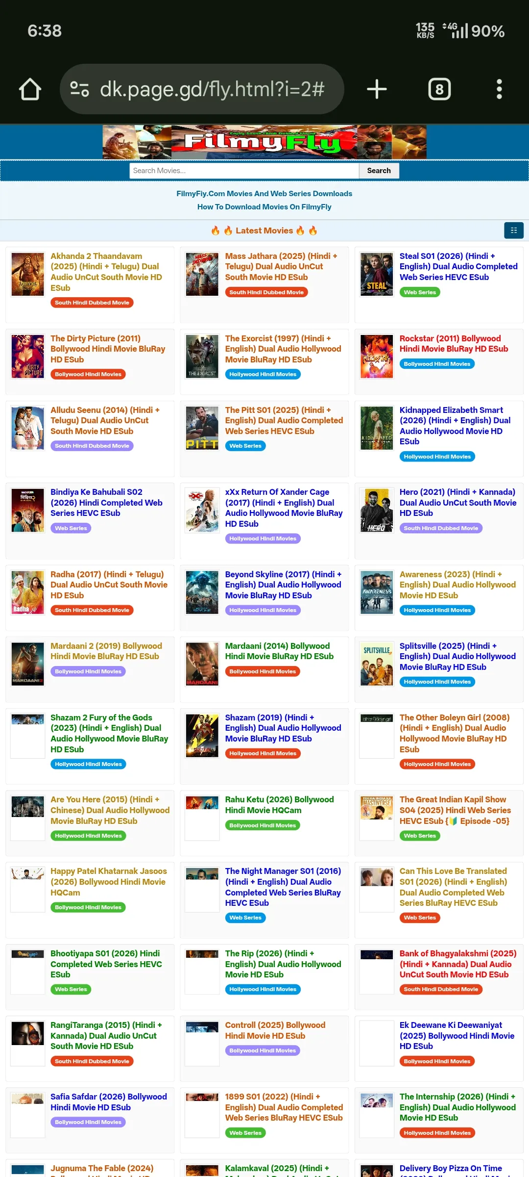 Original FilmyFly live Clonner website with direct download ⚡