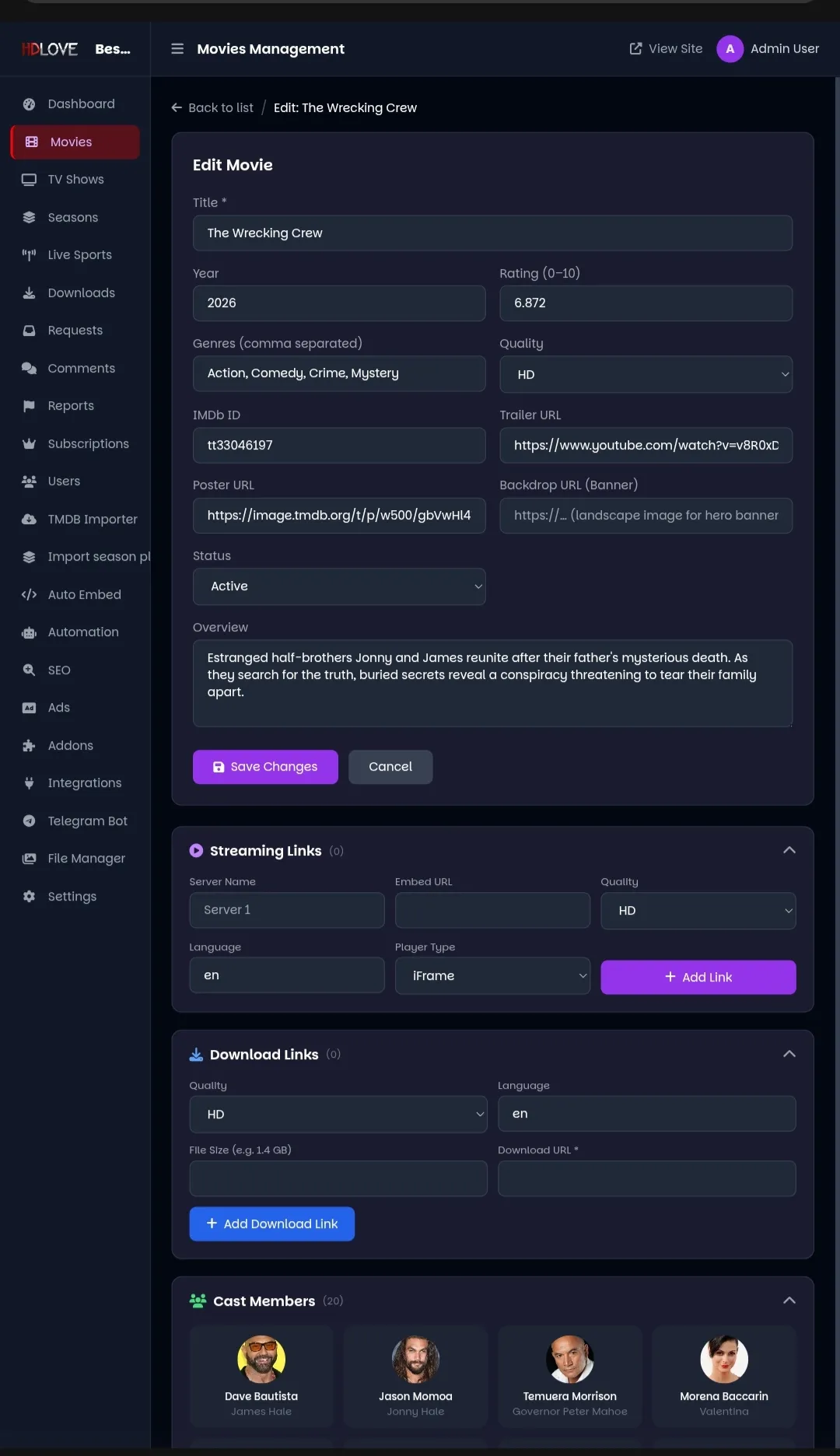 Best movie php script A feature rich Movie platform