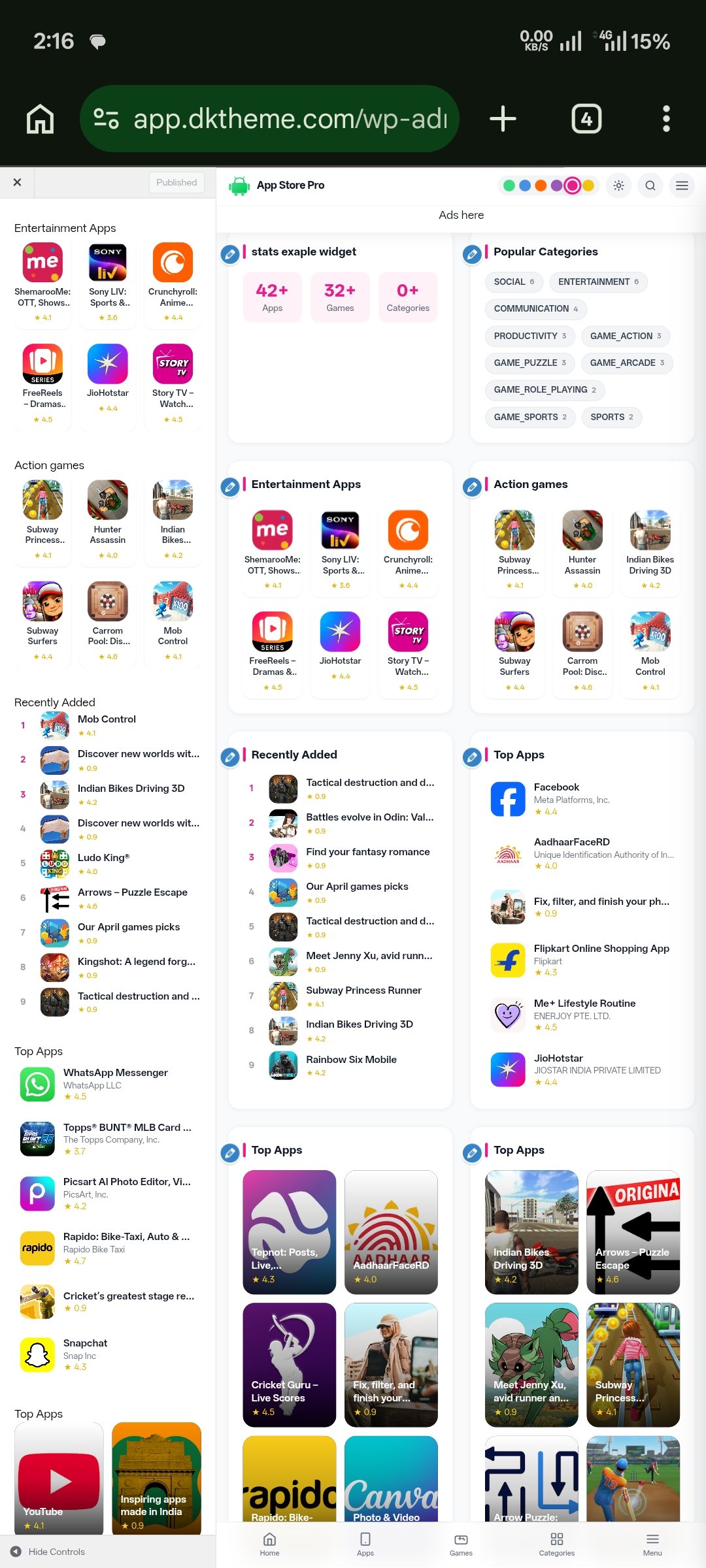 App Store Pro: Premium MOD APK App‑store Theme for WordPress