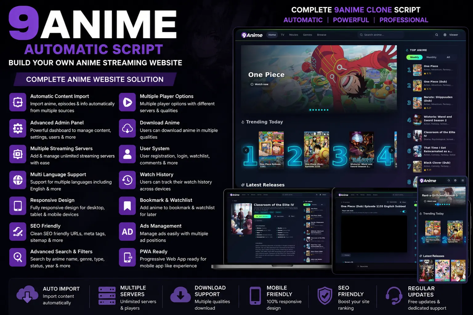 9Anime Automatic Anime Script